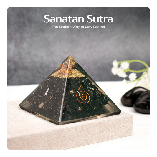 Black Obsidian Pyramid