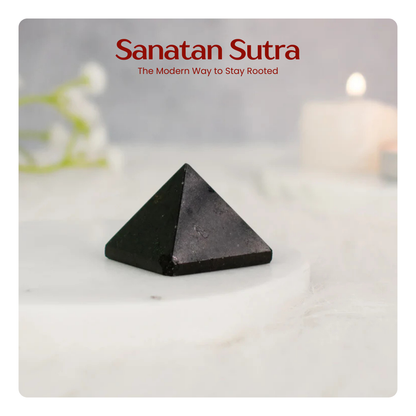 100% Pure Black Tourmaline Pyramid