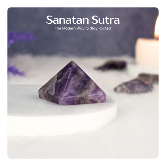 100% Pure Amethyst Pyramid